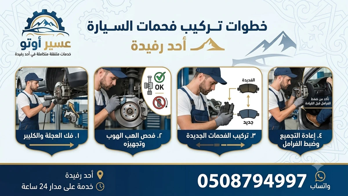 خطوات تركيب فحمات احد رفيدة
